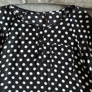 Polka dot blouse
